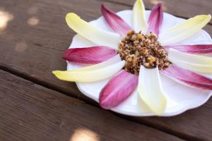 Red Quinoa Salad in Endive Boats Red Quinoa Salad in Endive Boats